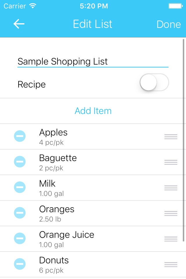 Grocery Listr | Lists screenshot 3