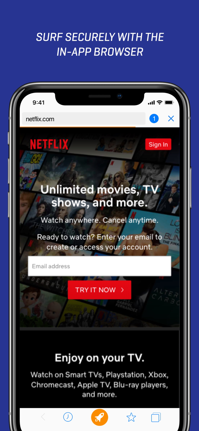 Rocket VPN – Private Browsing