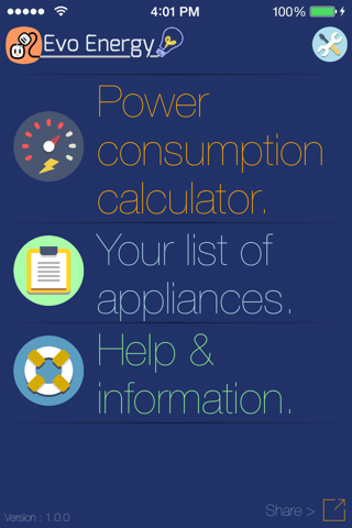 Evo Energy - Cost Calculator - náhled