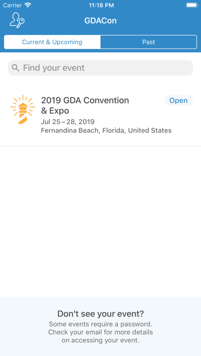 How to cancel & delete GDA Convention & Expo from iphone & ipad 2