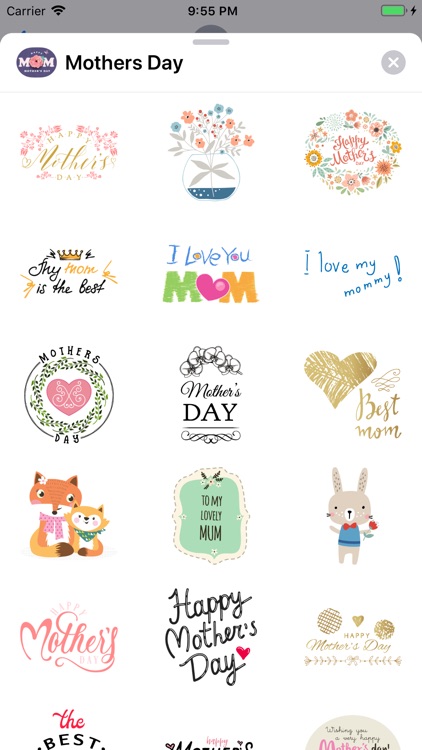 Best MOM Ever Stickers Pack IM