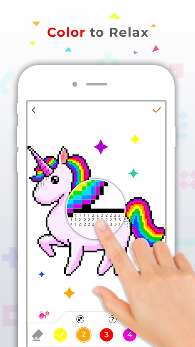 Pixel Art : Number Color Game screenshot 2