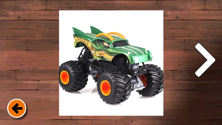 Crazy Monster Trucks Puzzle screenshot-4