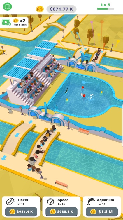 Idle Sea World screenshot-3