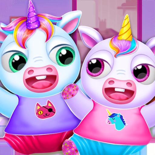 Twin Baby Unicorn Daycare