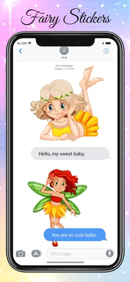 Game screenshot Fairy Stickers-Colorful Emojis hack