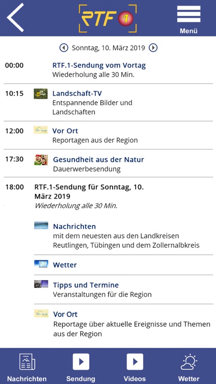 RTF1 Regionalfernsehen screenshot-7