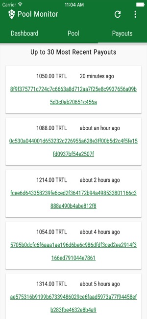 TurtleCoin Mining Pool Monitor(圖3)-速報App