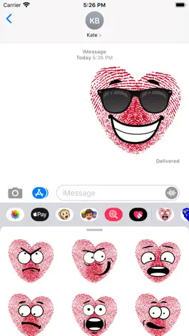 Game screenshot Heartprint Emoji Stickers mod apk