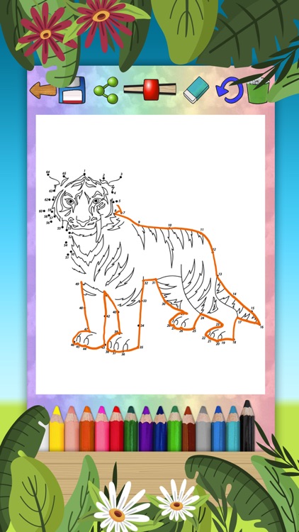 Zoo Animals Coloring Book Game