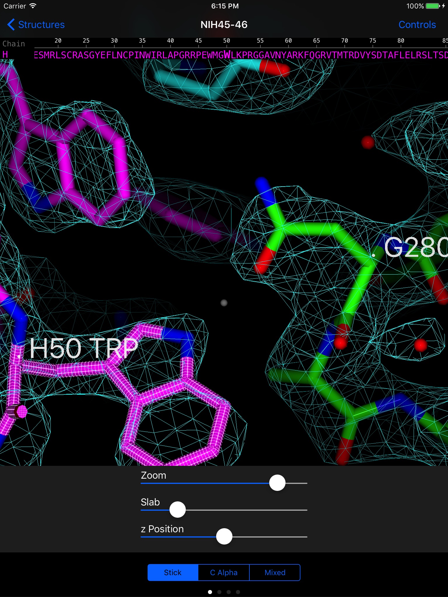 HIV Antibody Database screenshot 2