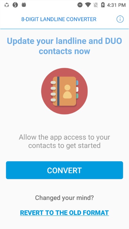 8-Digit Landline Converter