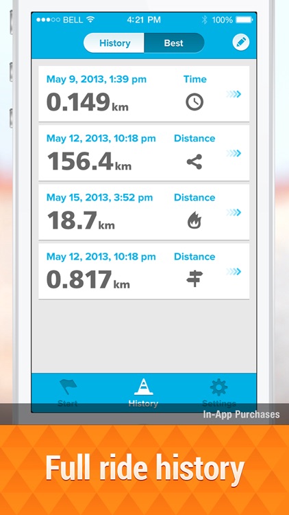 Bicycle ride tracker: bike map screenshot-3