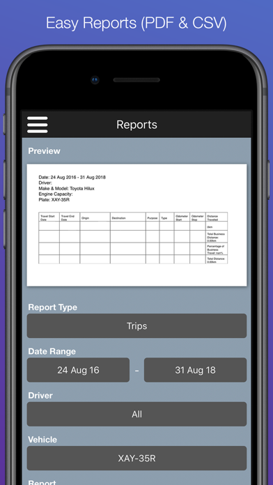 Travel Logs - Vehicle Logbook Screenshot 6