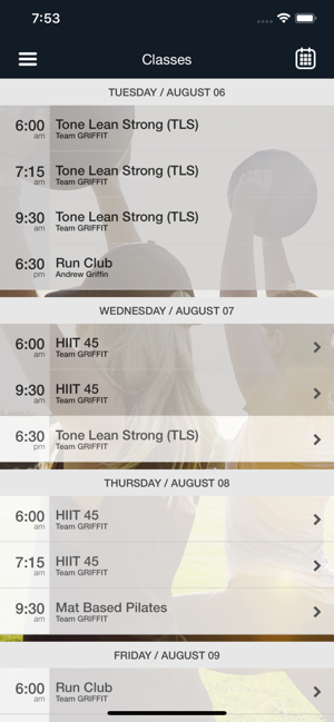 GRIFFIT Personal Group Fitness(圖2)-速報App