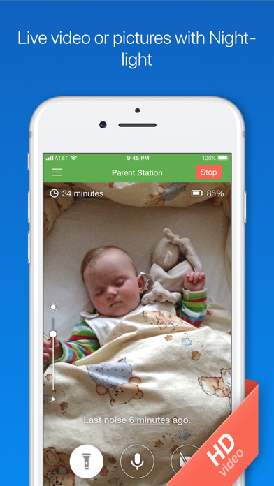 Baby Monitor 3G Screenshot 2