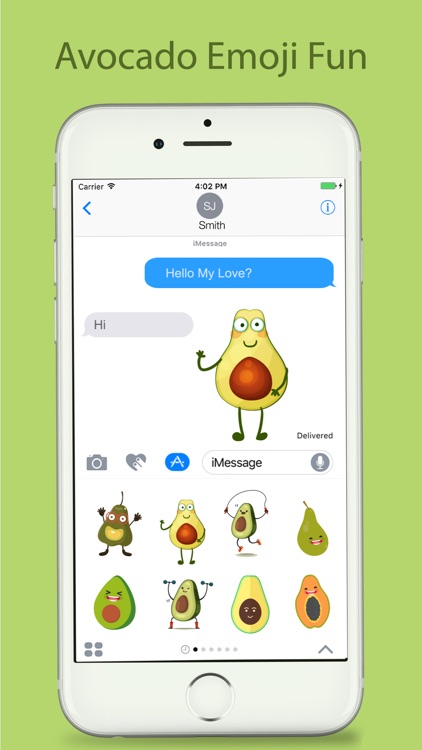 Avacado Emoji Stickers screenshot-4