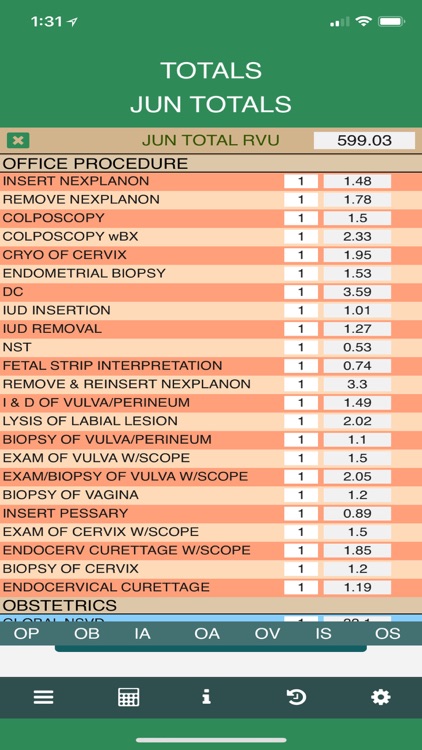 My RVU OBGYN Tracker screenshot-4