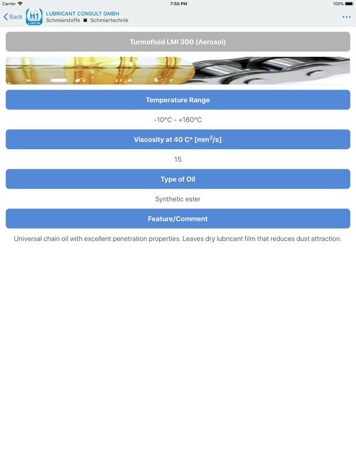 Lubcon H1 Consultant