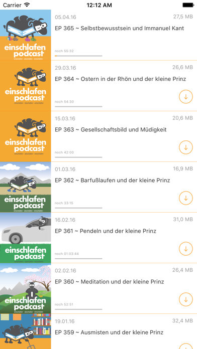 How to cancel & delete Einschlafen Podcast from iphone & ipad 1