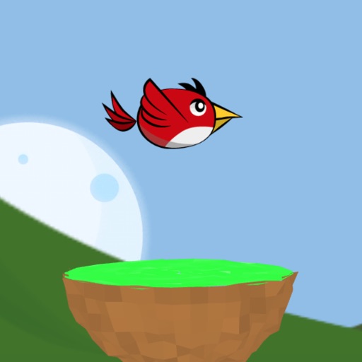 красный птица -прыгающий птицы