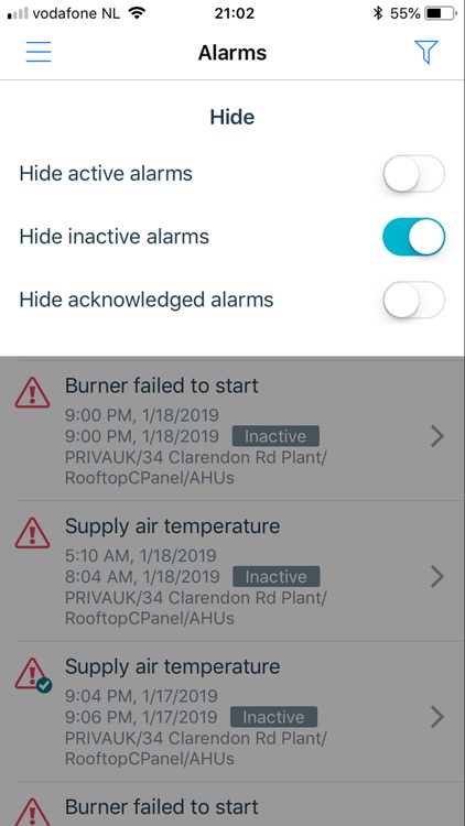 Priva Alarms