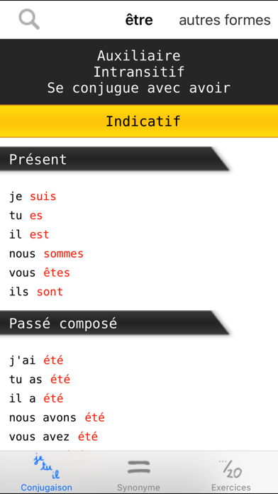 La conjugaison française L'OBS screenshot 3
