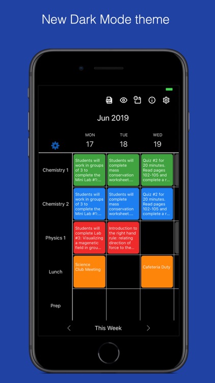 Class Planner for teachers