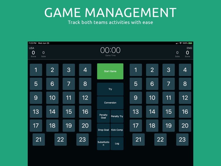 SmartStat Rugby Technical Zone