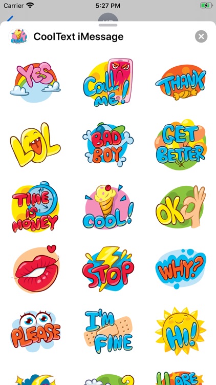 Cool Text Stickers screenshot-3