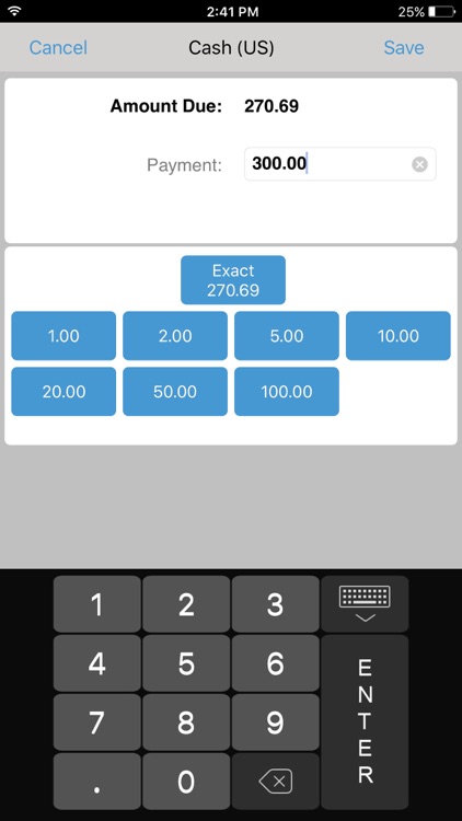 Teamwork Mobile POS 4.92 screenshot-3