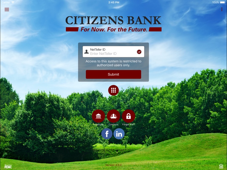 Citizens Bank WI for iPad