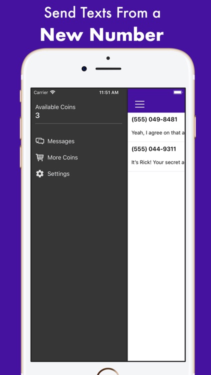 Second Private Texting Number screenshot-4
