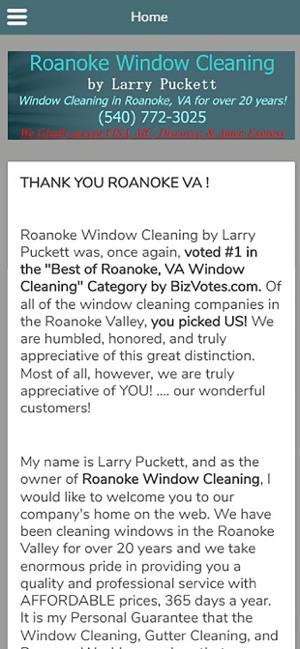 Roanoke Window Cleaning