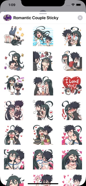 Romantic Love cute Stickers