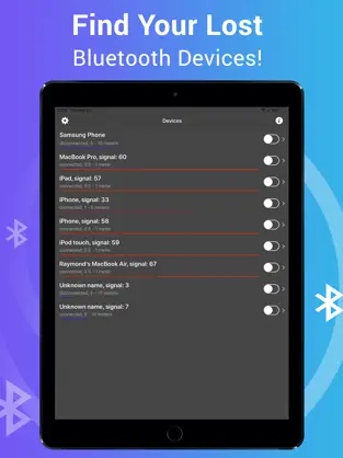 Captura de Pantalla 1 Bluetooth BLE Device Finder iphone