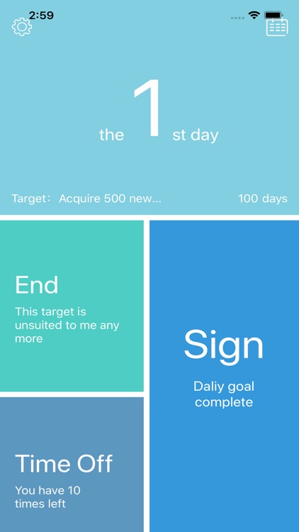 100 Days Target