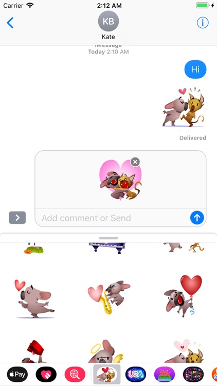 Animated Love Messenger Pack