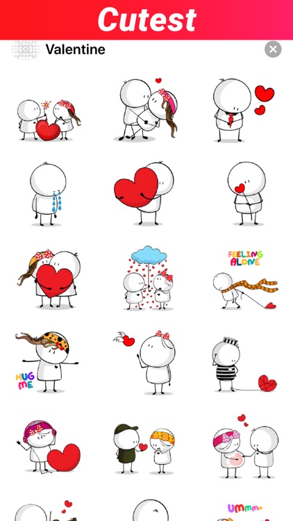 Cutest Valentines Day Stickers