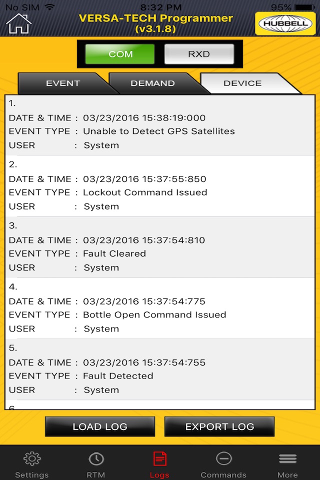 VersaTech Recloser Programmer screenshot 4