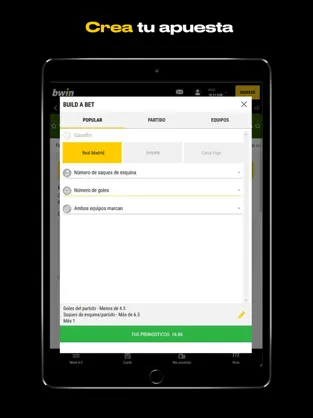 Captura de Pantalla 3 bwin Apuestas Deportivas iphone