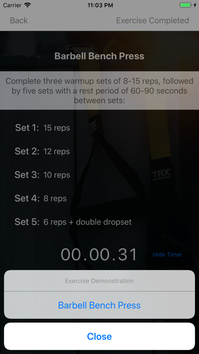 eXercise: your digital trainer screenshot 3