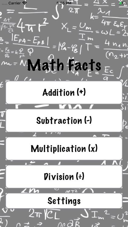 Math Facts Quiz