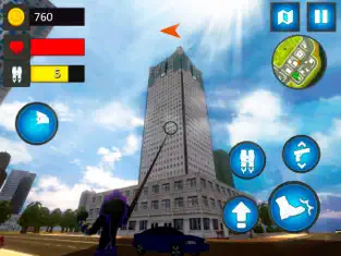 Captura 4 Rope Stickman: Swinging Hero iphone