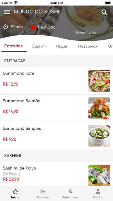 Mundo do Sushi screenshot 2