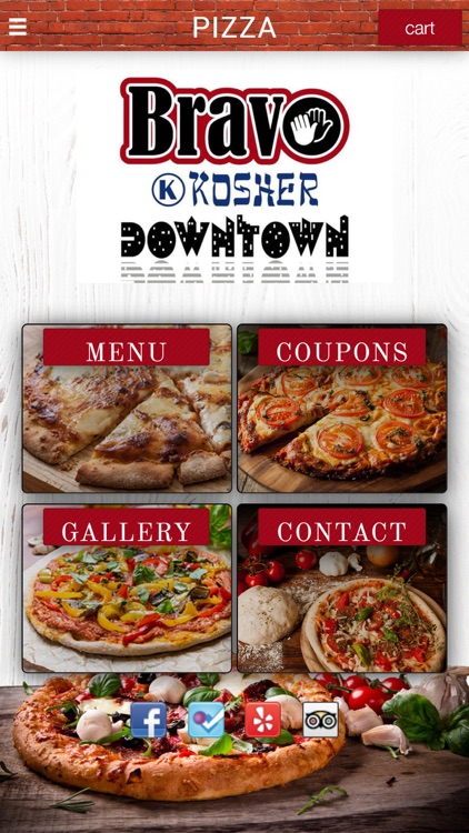 Bravo Kosher Downtown Pizza