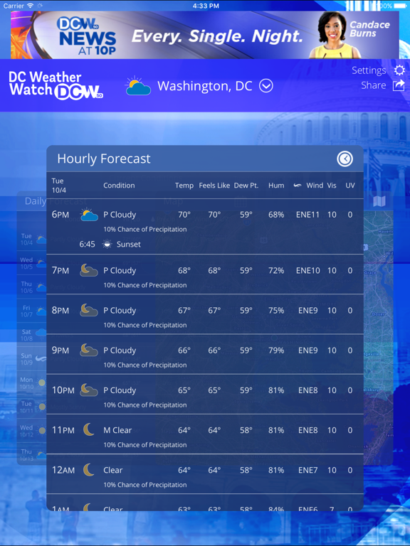 DCW50 - DC Weather Watch screenshot 3