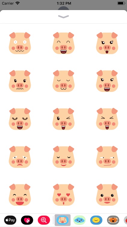 pig cute emoji face