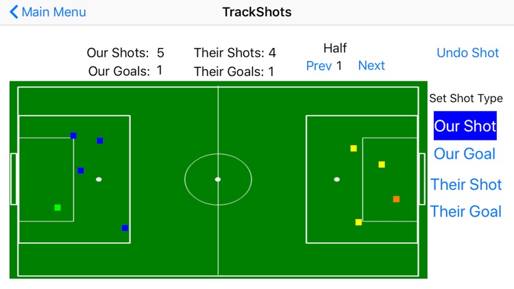 ShotTracker - Soccer