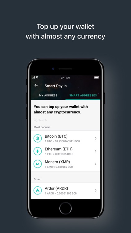 Bitcoin Cash Wallet Freewallet screenshot-3